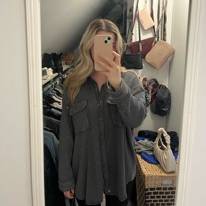 Aerie LumberJane Waffle Shirt